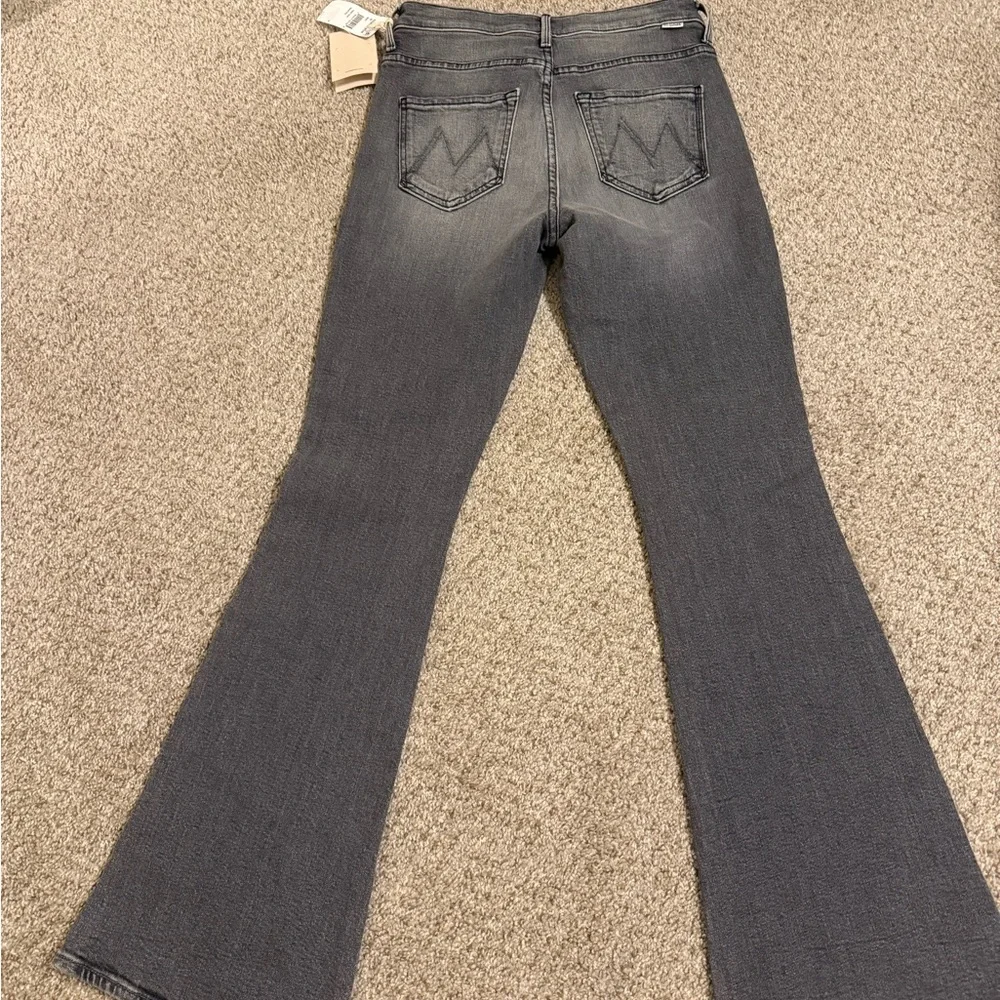 MOTHER Gray Flare Jeans - Subtle Fade